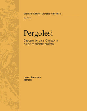 Pergolesi: Septem verba a Christo in cruce moriente prolata