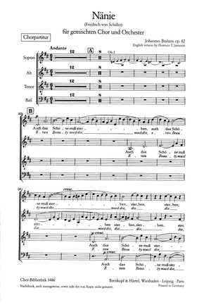 Brahms: Nänie, Op. 82
