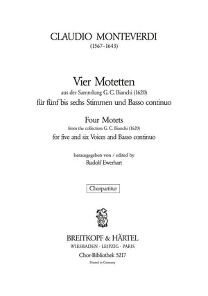 Monteverdi: 4 Motets, SV 289, 293, 294, & 298