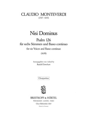 Monteverdi: Nisi Dominus