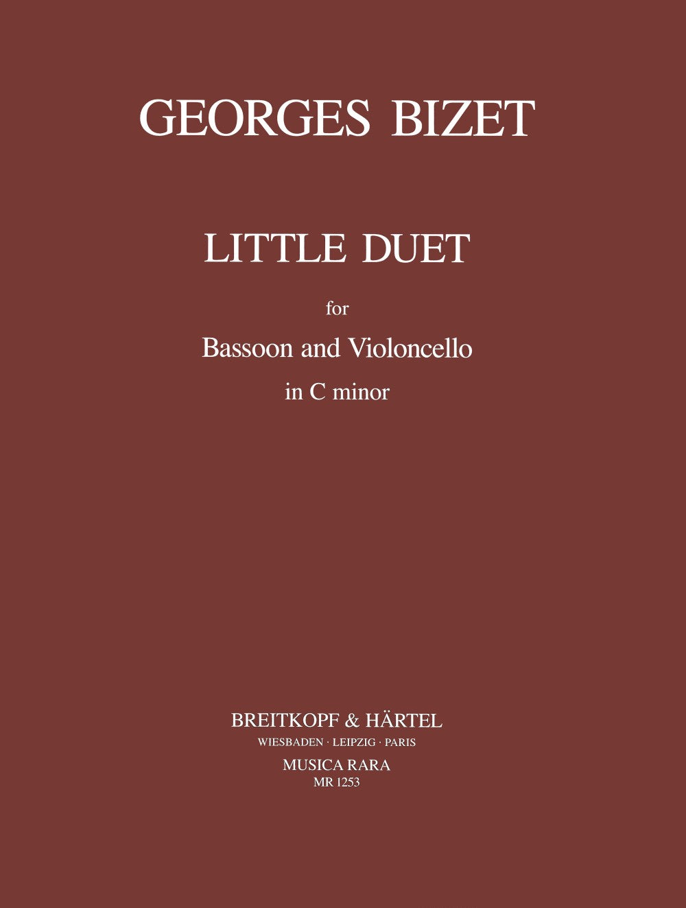 Bizet: Little Duet for Bassoon and Cello