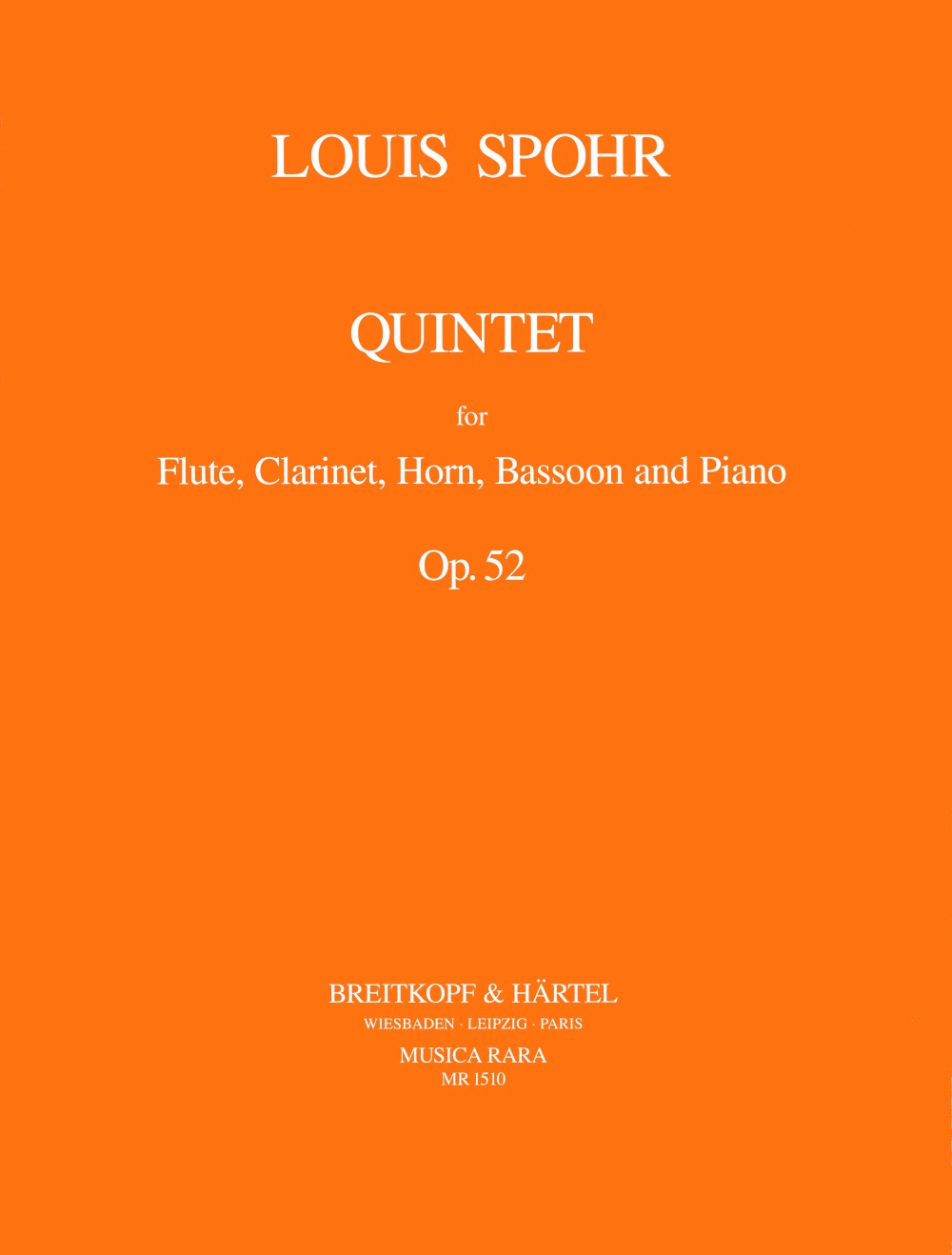 Spohr: Quintet in C Minor, Op. 52