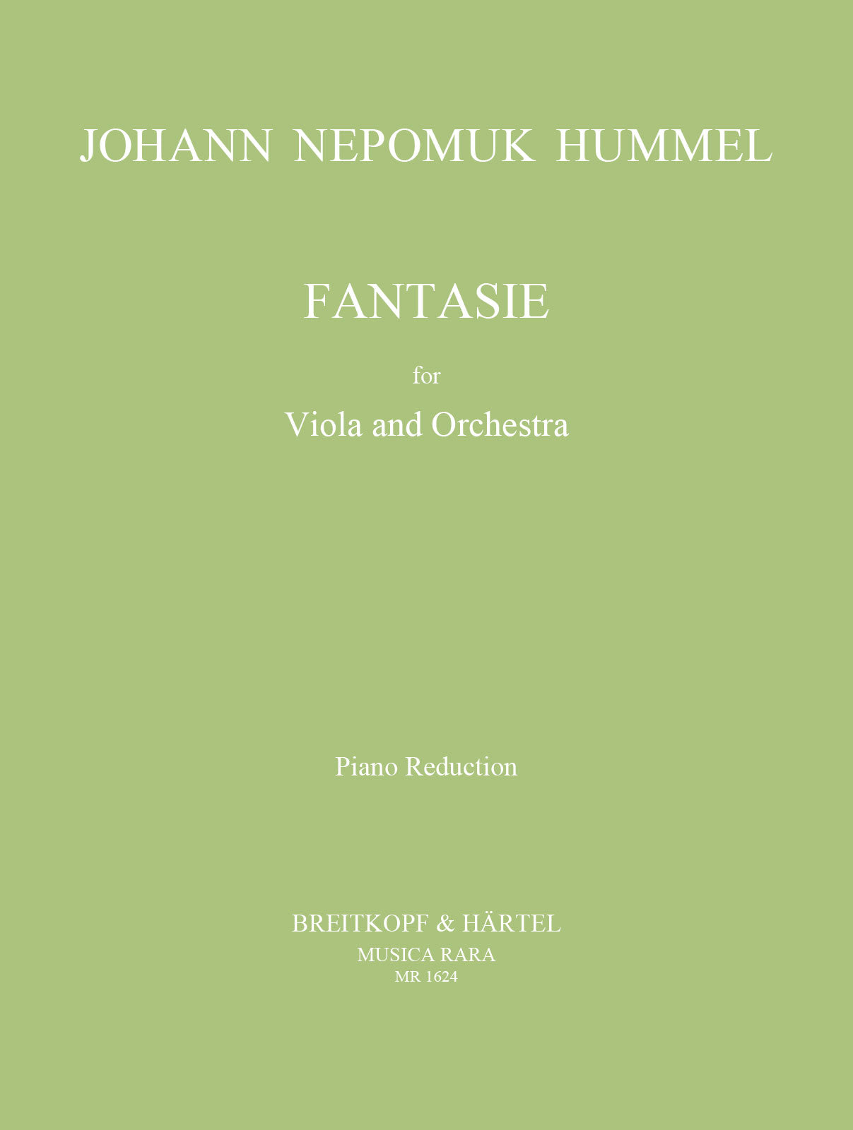 Hummel: Fantasia in G Minor