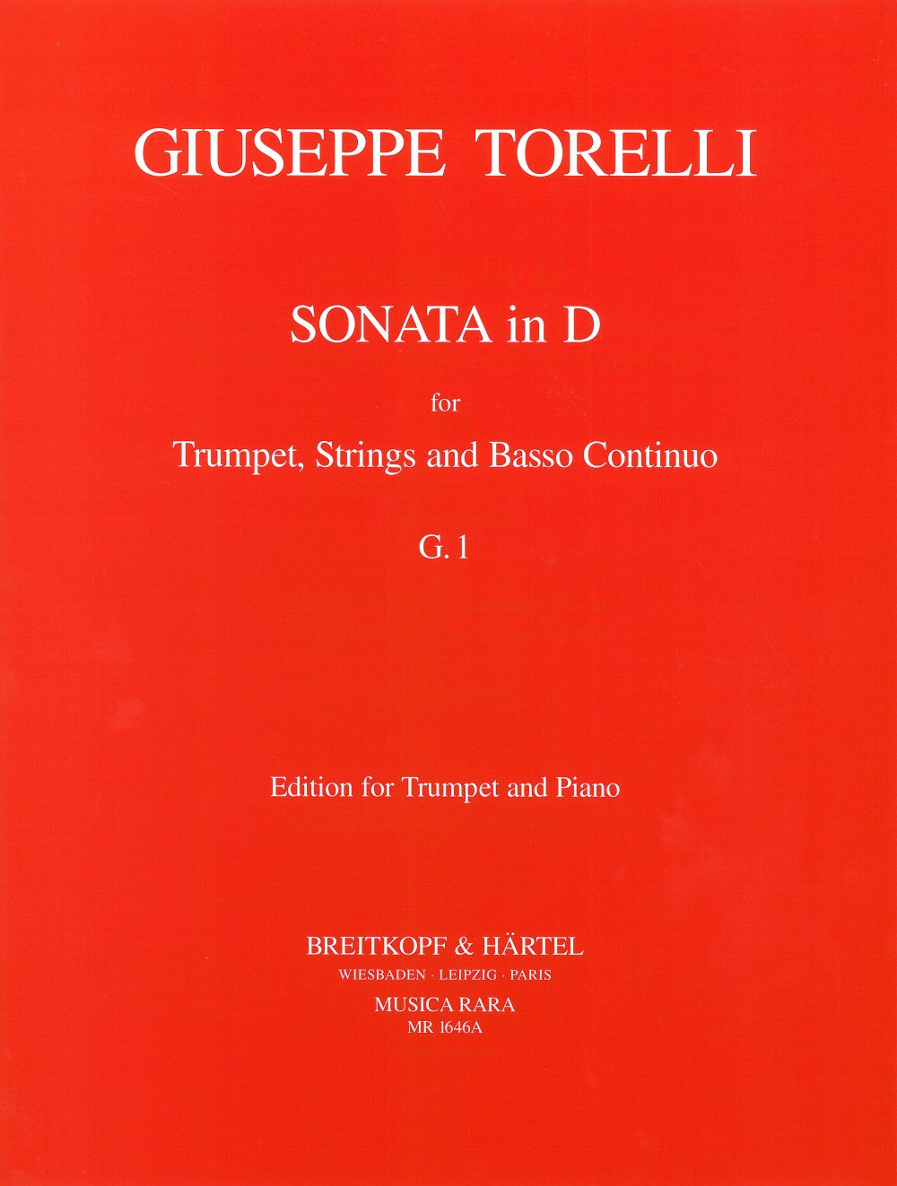Torelli: Trumpet Sonata in D Major, G.1