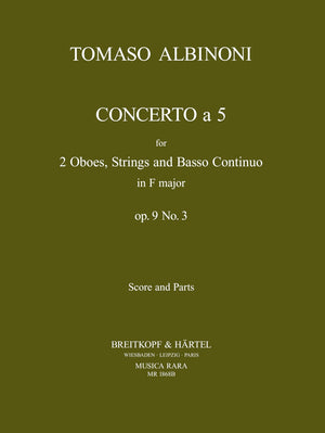 Albinoni: Concerto a cinque in F Major, Op. 9, No. 3