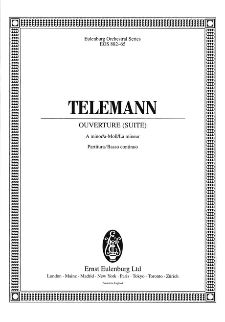 Telemann: Overture (Suite) in A Minor, TWV 55:a2