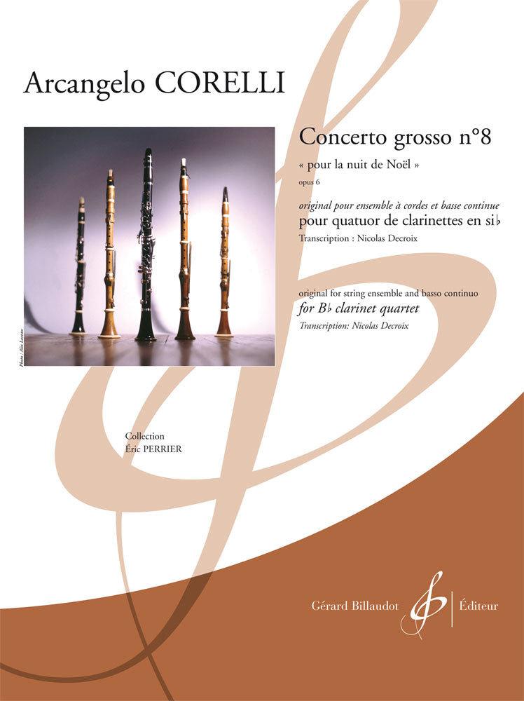 Corelli: Concerto Grosso No. 8 (arr. for clarinet quartet)