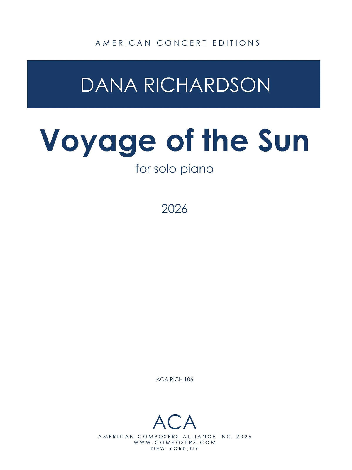 D. Richardson: Voyage of the Sun