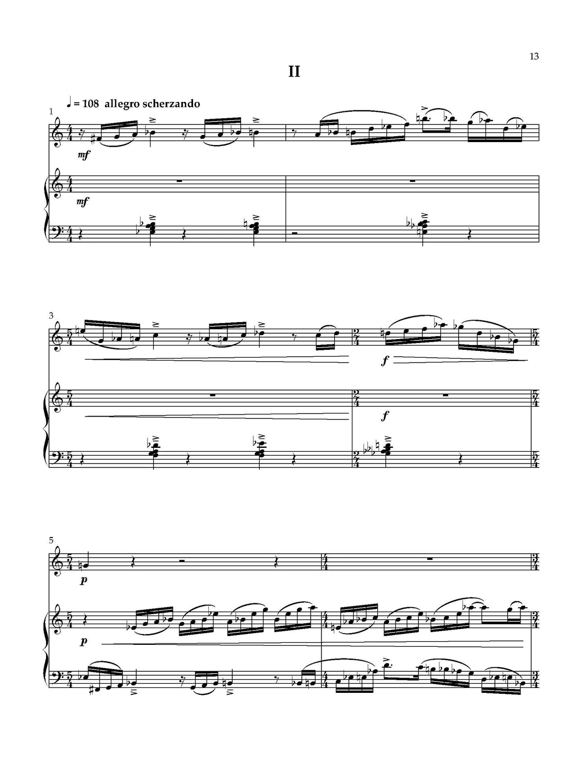 D. Richardson: Violin Sonata No. 7