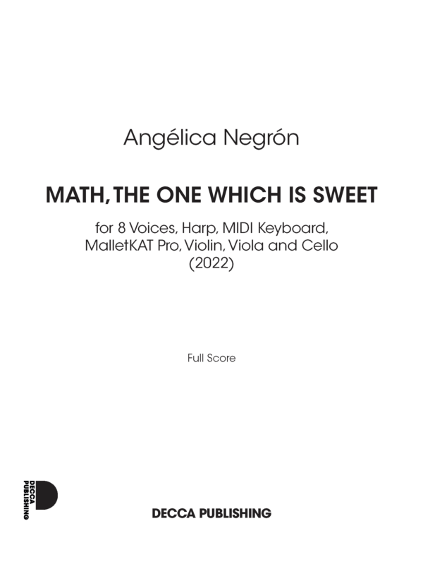 Negrón: Math, the one which is sweet