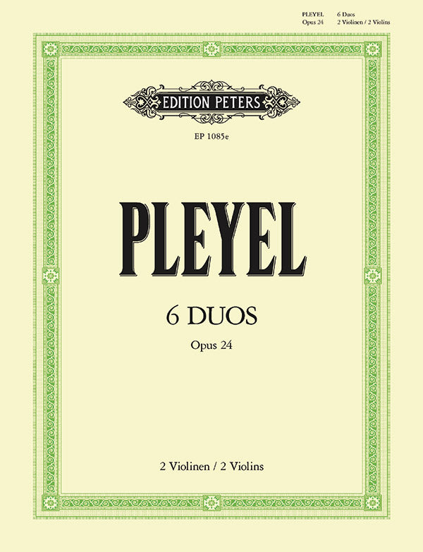 Pleyel: 6 Duets, Op. 24