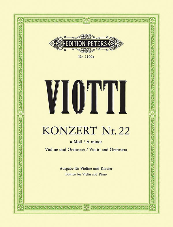 Viotti: Violin Concerto No. 22 in A Minor
