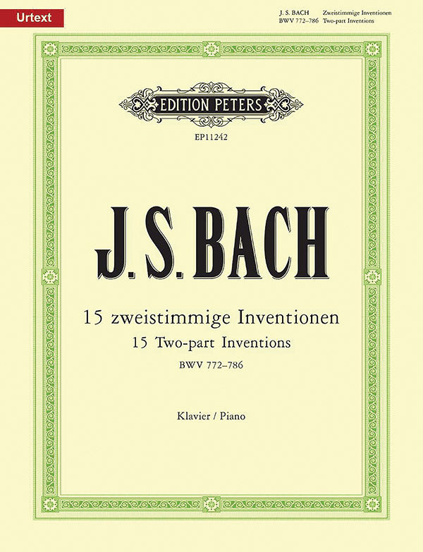 Bach: 15 Two-Part Inventions, BWV 772-786