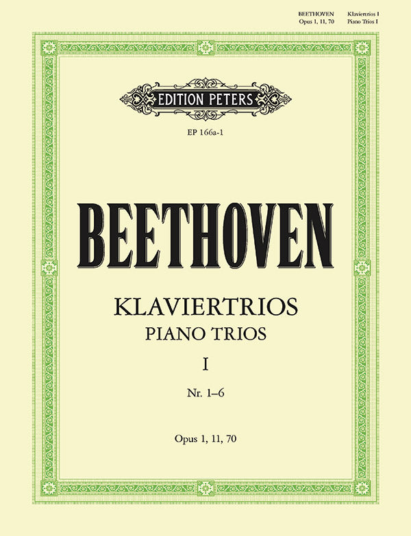 Beethoven: Piano Trios - Volume 1 (Nos. 1-6)