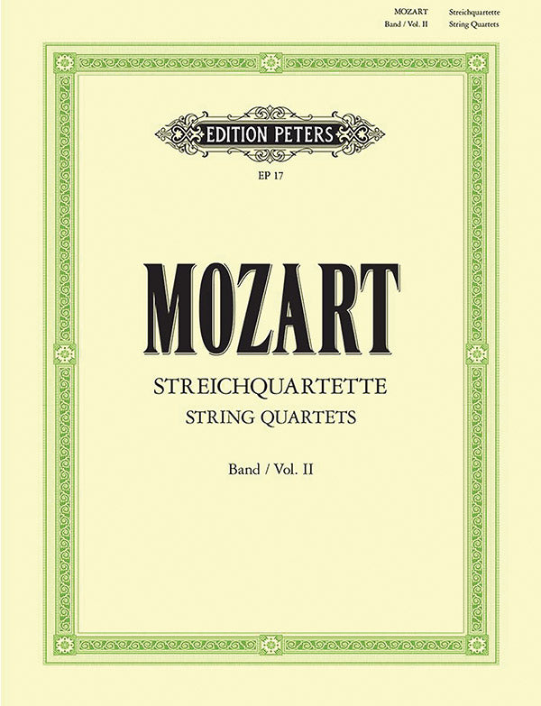 Mozart: String Quartets - Volume 2 Mozart: String Quartets - Volume 2