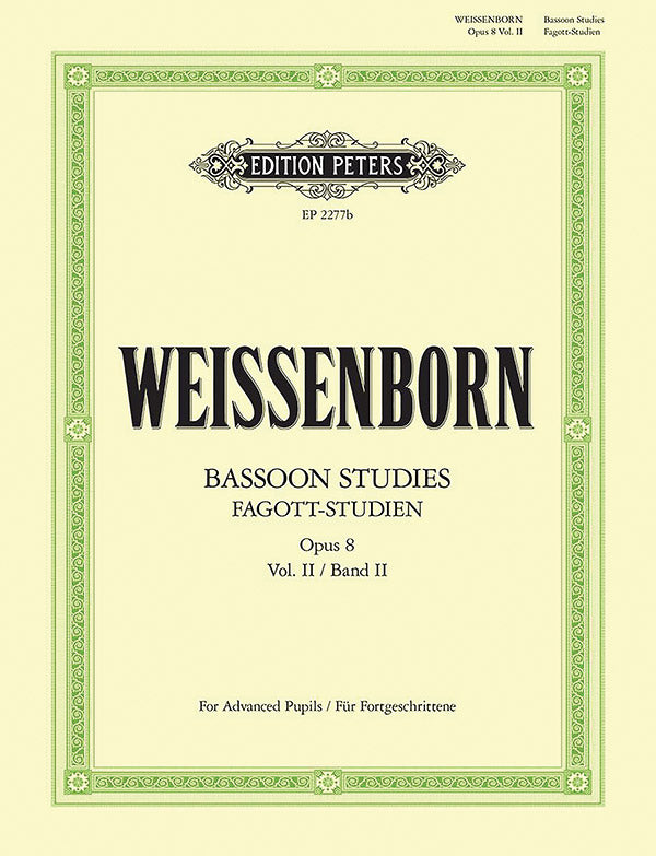 Weissenborn: Bassoon Studies, Op. 8 - Volume 2
