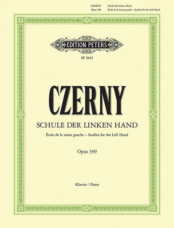Czerny: Studies for the Left Hand, Op. 399