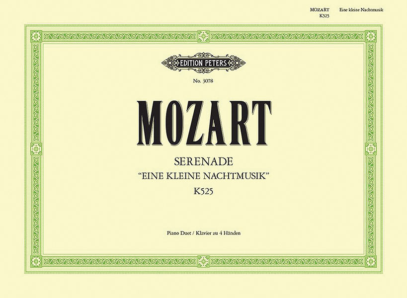 Mozart: Eine kleine Nachtmusik, K. 525 (arr. for piano 4-hands)