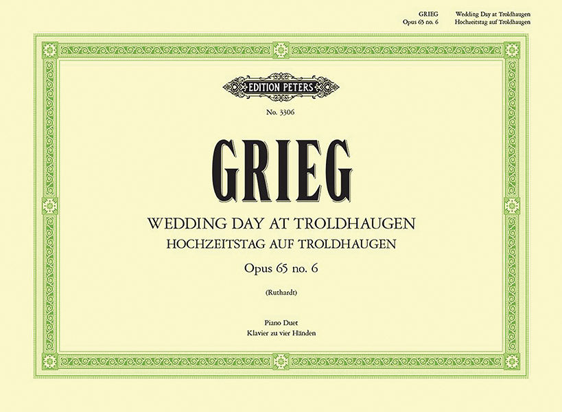 Grieg: Wedding Day at Troldhaugen, Op. 65, No. 6 (arr. for piano 4-hands)