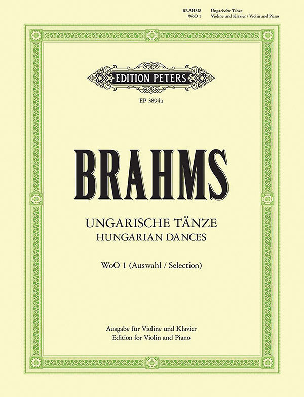 Brahms: 12 Hungarian Dances, WoO 1 (arr. for violin & piano)
