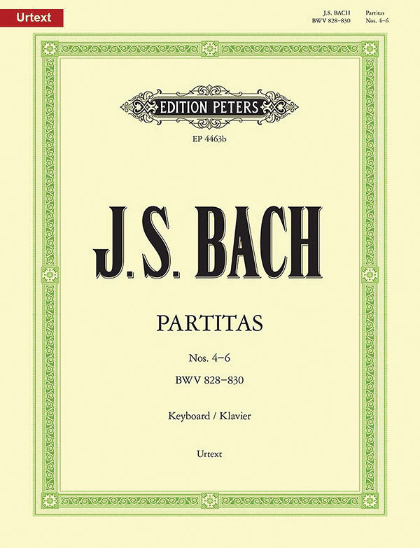 Bach: Partitas 4-6, BWV 828-830