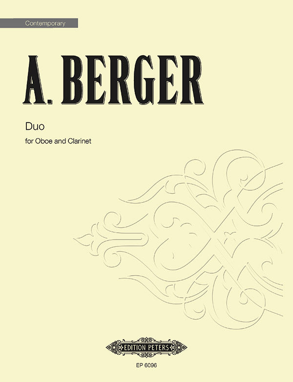 Berger: Duo for Oboe and Clarinet