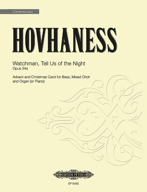 Hovhaness: Watchman, Tell Us of the Night, Op. 34a