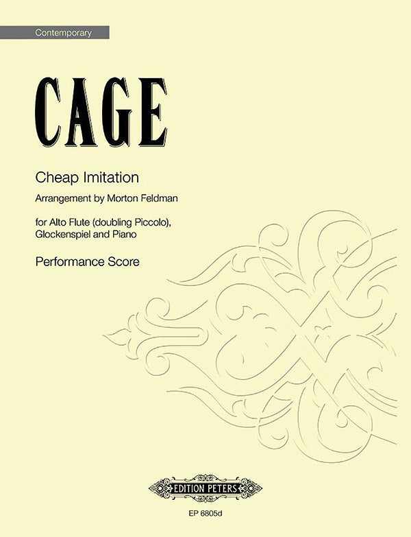 John Cage: Cheap Imitation (arr. for Alto Flute (Doubling Piccolo), Glockenspiel, and Piano)
