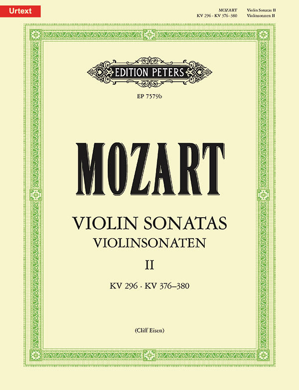 Mozart: Violin Sonatas - Volume 2 (K. 296, 376–380, 402, 403)