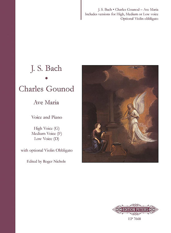 Bach-Gounod: Ave Maria (arr. for voice & piano)