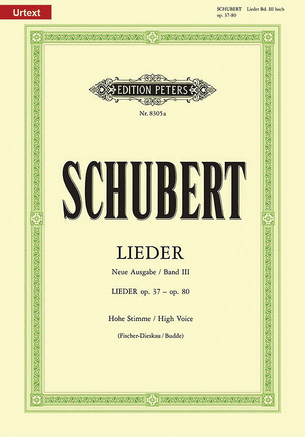 Schubert: Lieder - Volume 3 (Opp. 37-80)