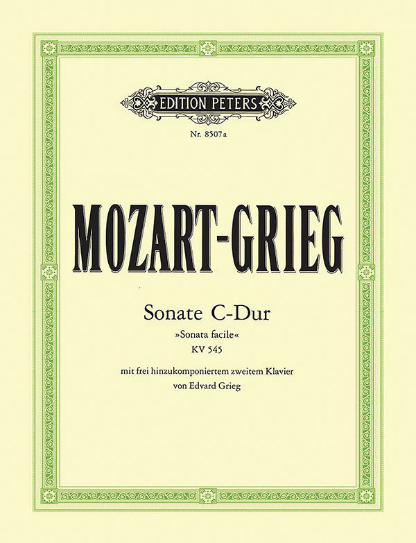 Mozart-Grieg: Piano Sonata in C Major, K. 545 (arr. for 2 pianos)