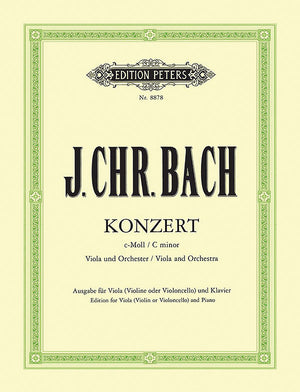 J. C. Bach: Viola Concerto in C Minor