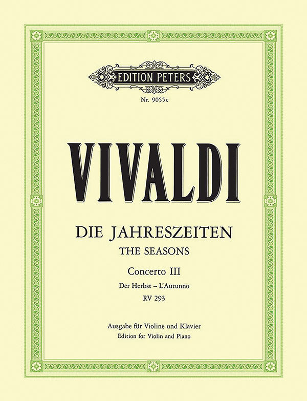 Vivaldi: Violin Concerto in F Major, RV 293, Op. 8, No. 3