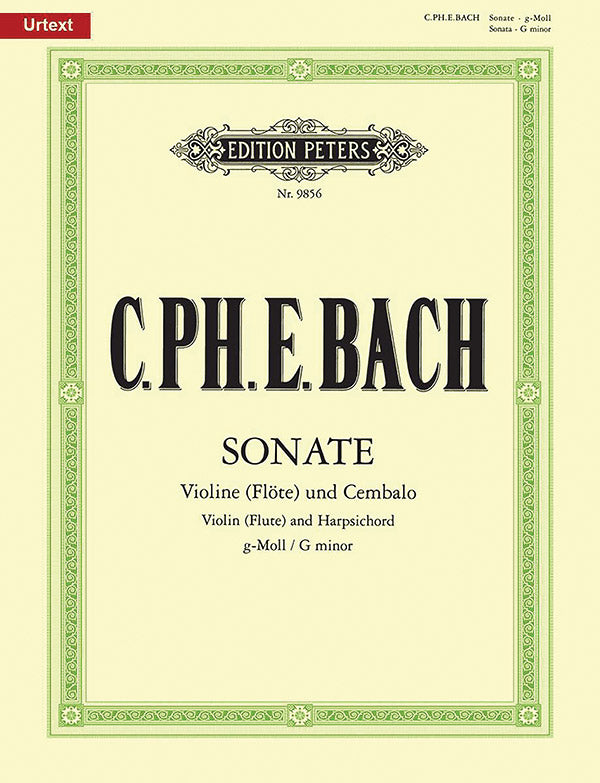 C.P.E. Bach: Violin Sonata in G Minor, H.542.5