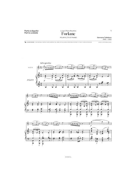 Tailleferre: Forlane