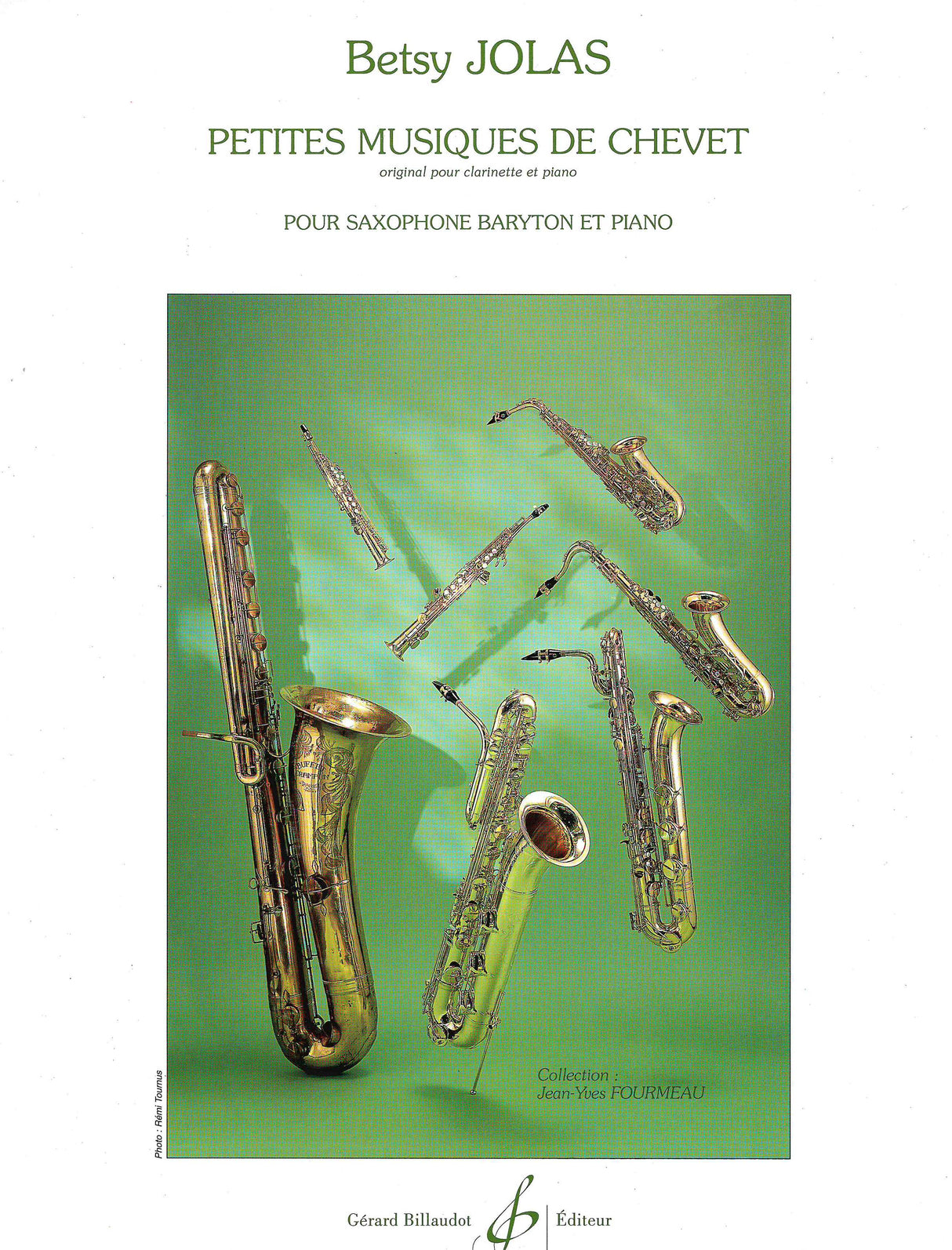 Jolas: Petites musiques de chevet (arr. for Baritone Saxophone)