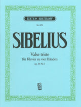 Sibelius: Valse triste, Op. 44, No. 1 (arr. for piano, 4-hands)