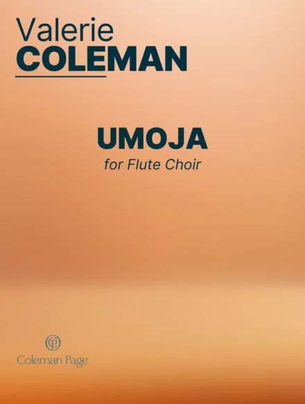 V. Coleman: Umoja (Version for Flute Choir)