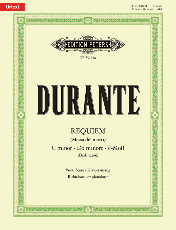 Durante: Requiem in C Minor