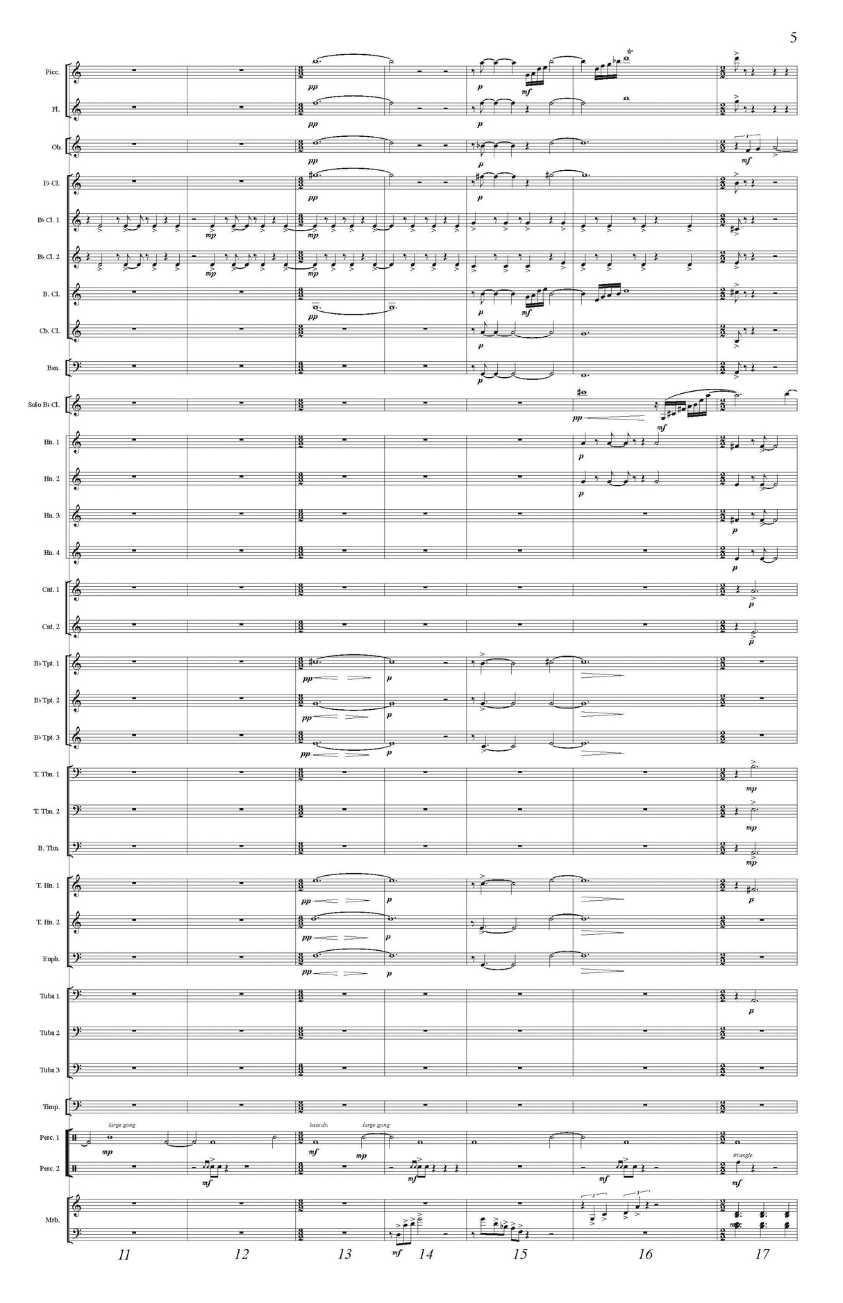Smaldone: Murmurations - Concerto for Clarinet and Wind Orchestra
