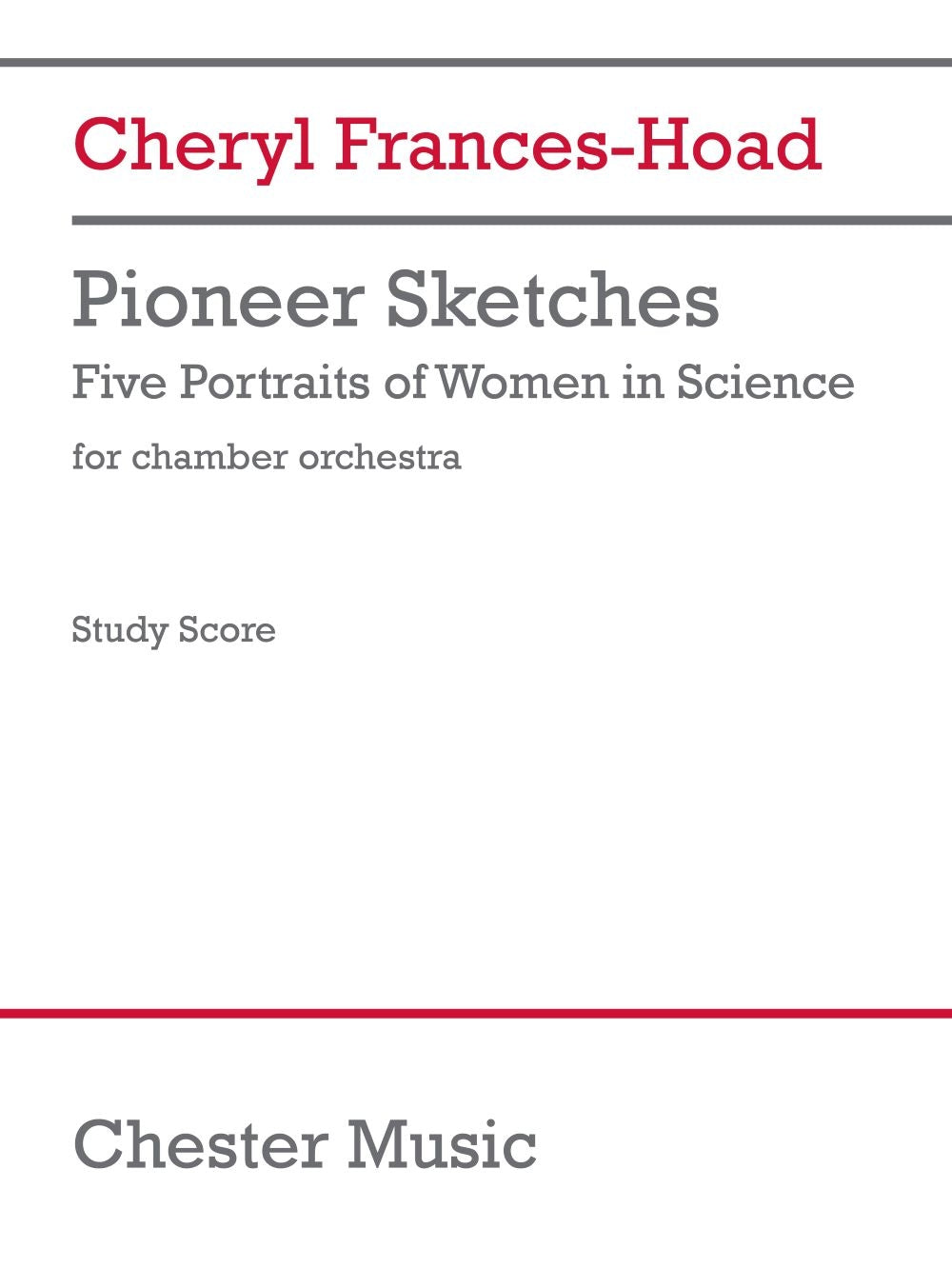 Frances-Hoad: Pioneer Sketches