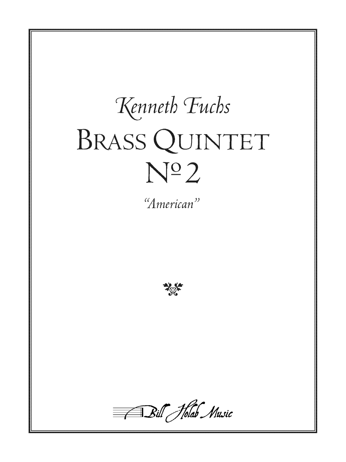 Fuchs: Brass Quintet No. 2