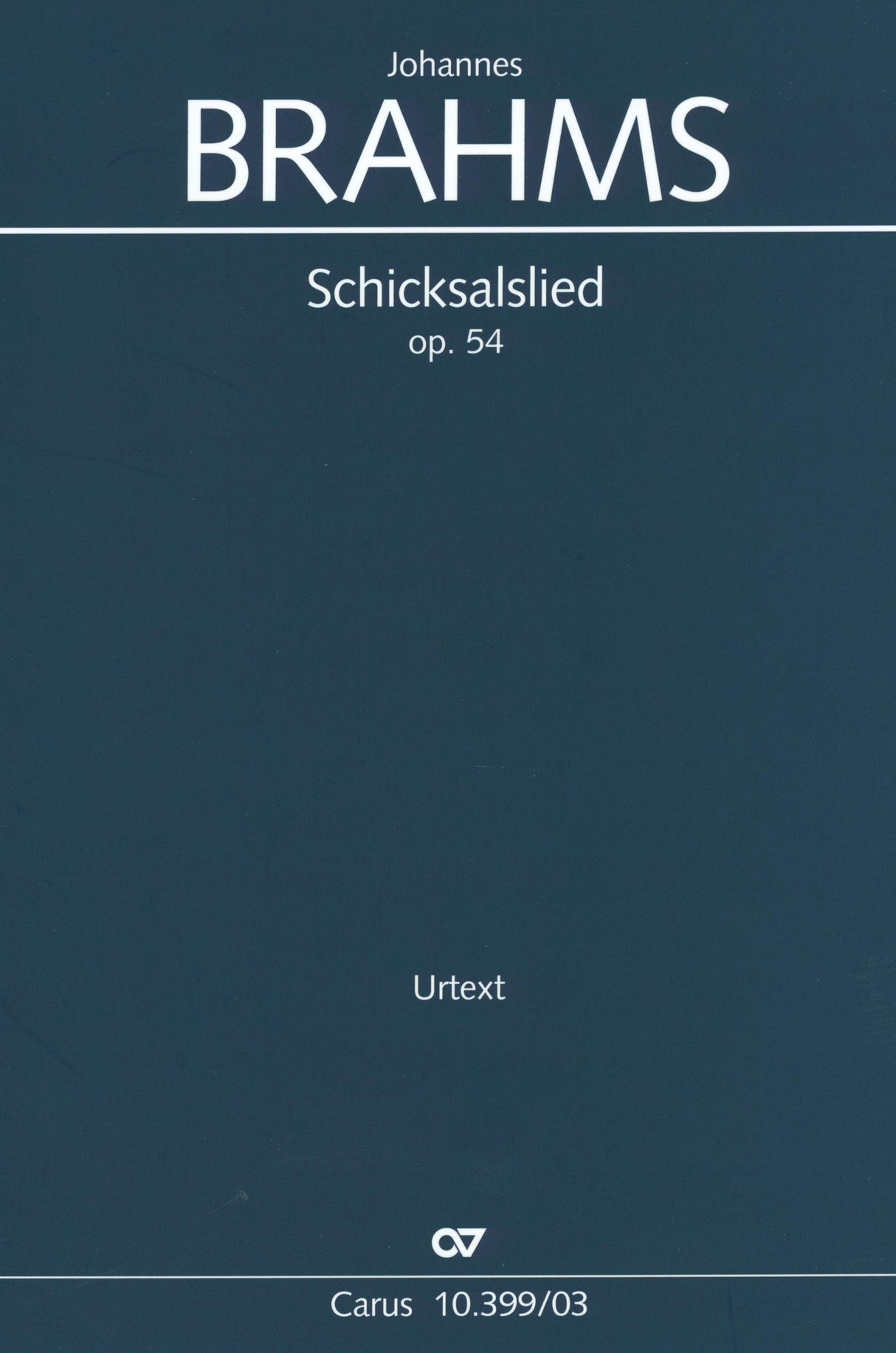 Brahms: Schicksalslied, Op. 54