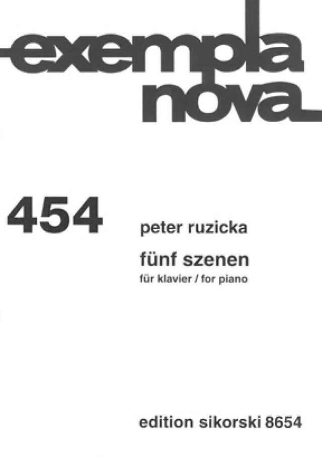 Ericka Ruzicka Ruzicka: 5 Scenes – Ficks Music