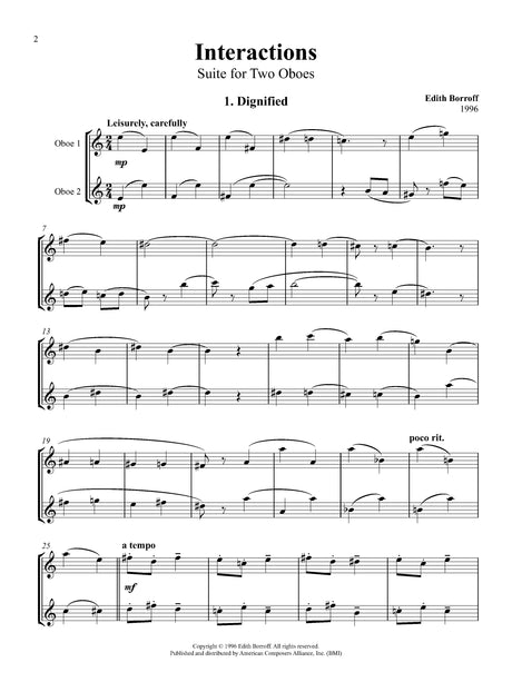 Borroff: Interactions