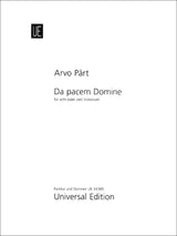 Pärt: Da pacem Domine (arr. for 8 or 4 cellos)