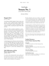 Yeagley: Sonata No. 1