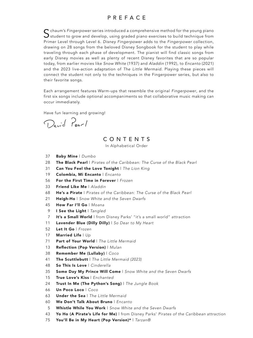 Fingerpower Disney - Primer to Level 6