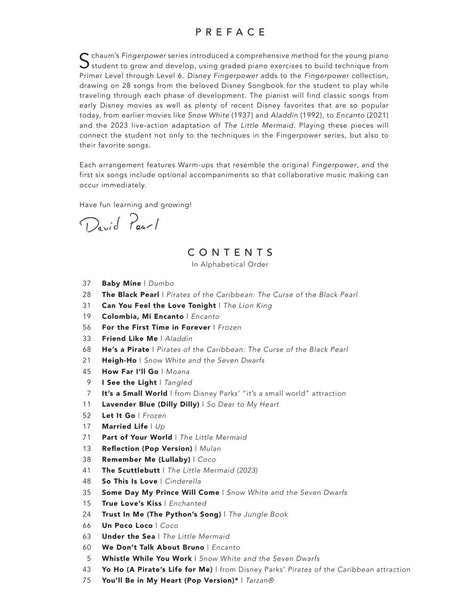 Fingerpower Disney - Primer to Level 6